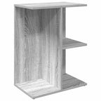vidaXL Nachttisch Grau Sonoma 46,5x29x61 cm Holzwerkstoff