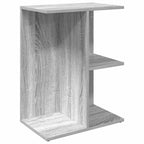 vidaXL Nachttische 2 Stk. Grau Sonoma 46,5x29x61 cm Holzwerkstoff