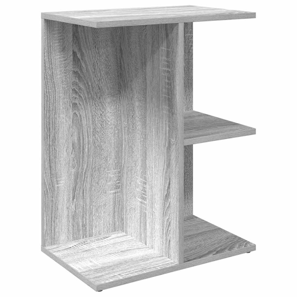 vidaXL Nachttische 2 Stk. Grau Sonoma 46,5x29x61 cm Holzwerkstoff
