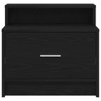 vidaXL Nachttische mit Schublade 2Stk. Schwarz Eichen-Optik 51x31x47cm