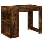 vidaXL Schreibtisch mit Schubladen Ablage Räuchereiche 102x62x77,5 cm