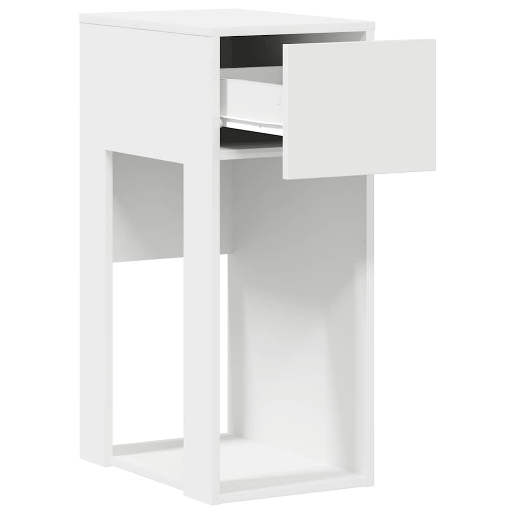 vidaXL Computerschrank mit Schublade Weiß 30x44x74 cm