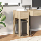 vidaXL Computerschrank mit Schublade Sonoma-Eiche 30x44x74 cm