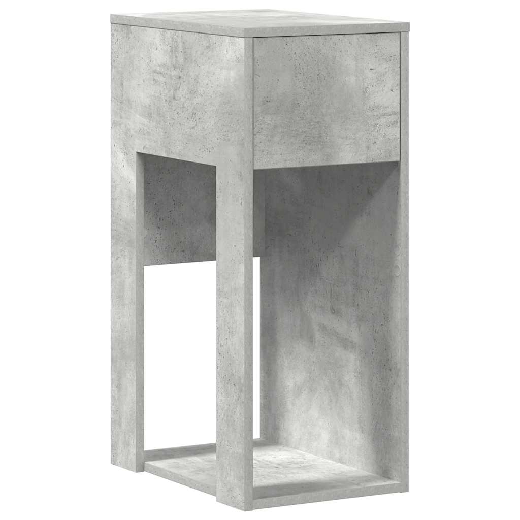 vidaXL Computerschrank mit Schublade Betongrau 30x44x74 cm