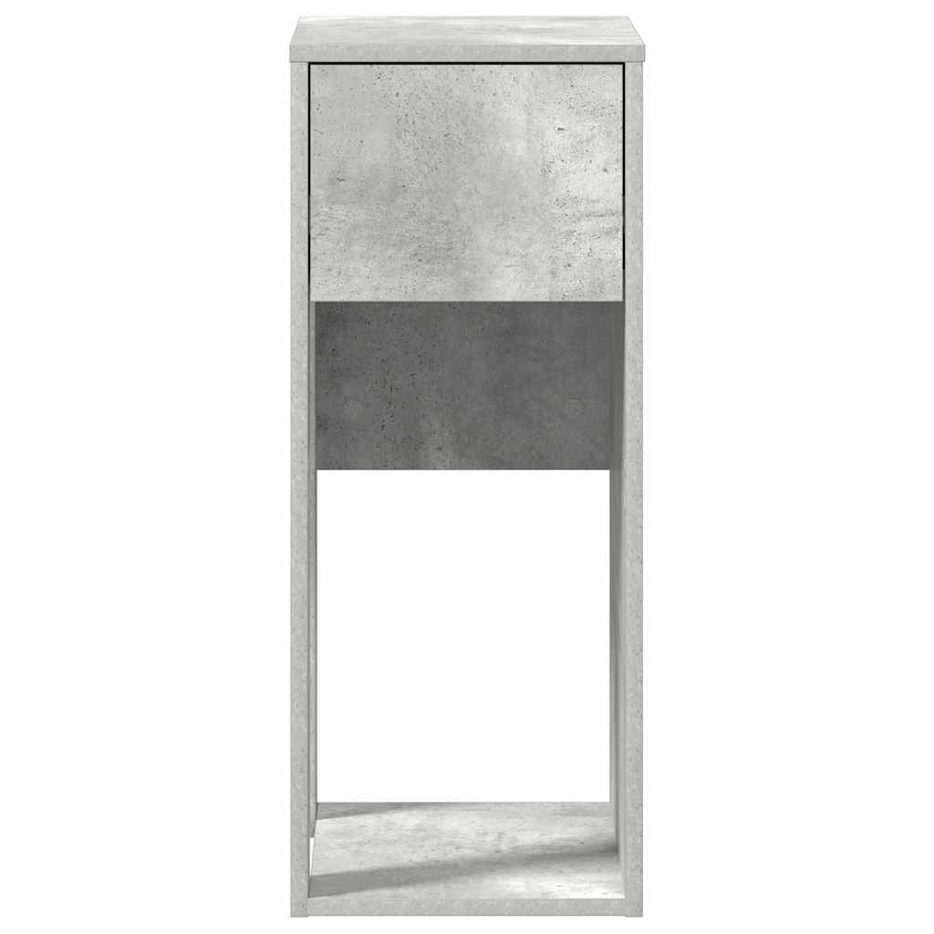 vidaXL Computerschrank mit Schublade Betongrau 30x44x74 cm