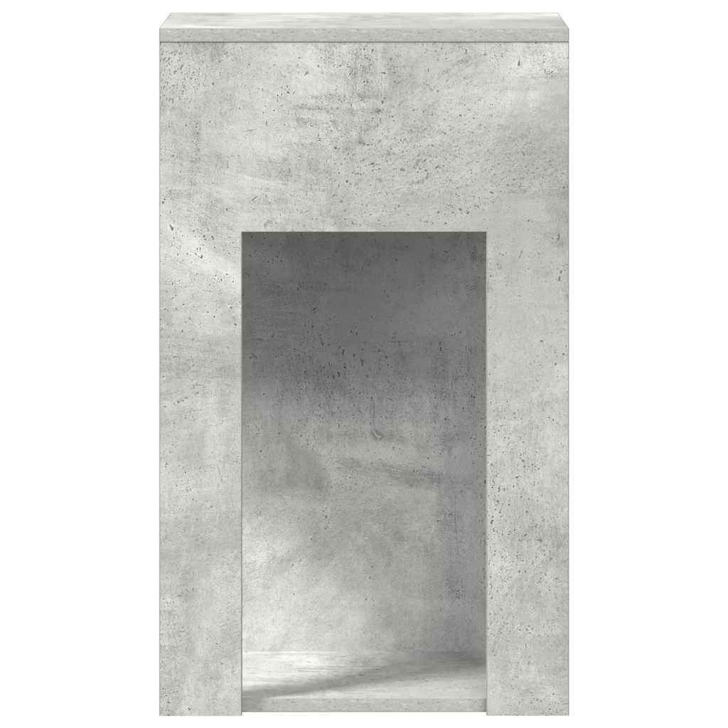 vidaXL Computerschrank mit Schublade Betongrau 30x44x74 cm