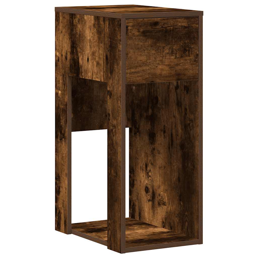 vidaXL Computerschrank mit Schublade Räuchereiche 30x44x74 cm