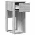 vidaXL Computerschrank mit Schublade Grau Sonoma 30x44x74 cm