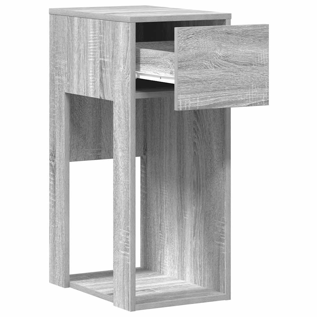 vidaXL Computerschrank mit Schublade Grau Sonoma 30x44x74 cm