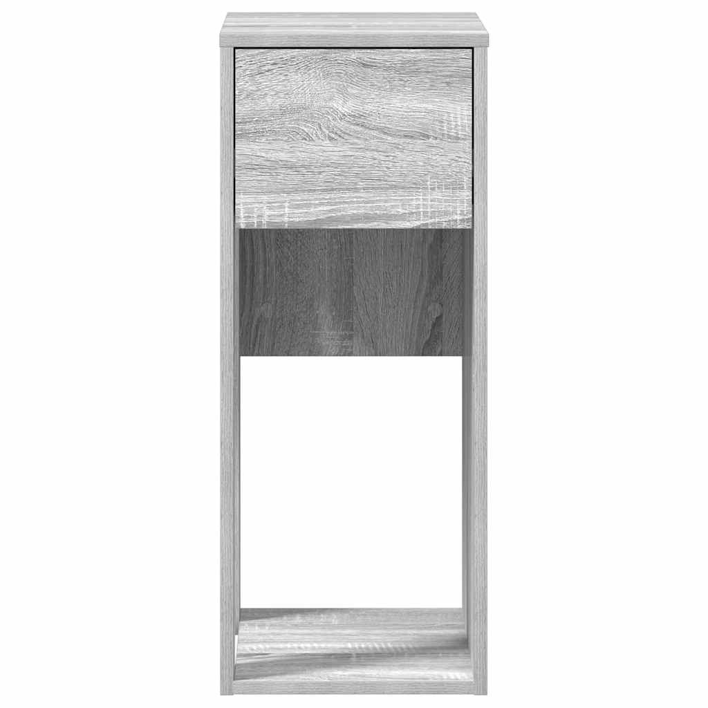 vidaXL Computerschrank mit Schublade Grau Sonoma 30x44x74 cm