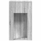 vidaXL Computerschrank mit Schublade Grau Sonoma 30x44x74 cm