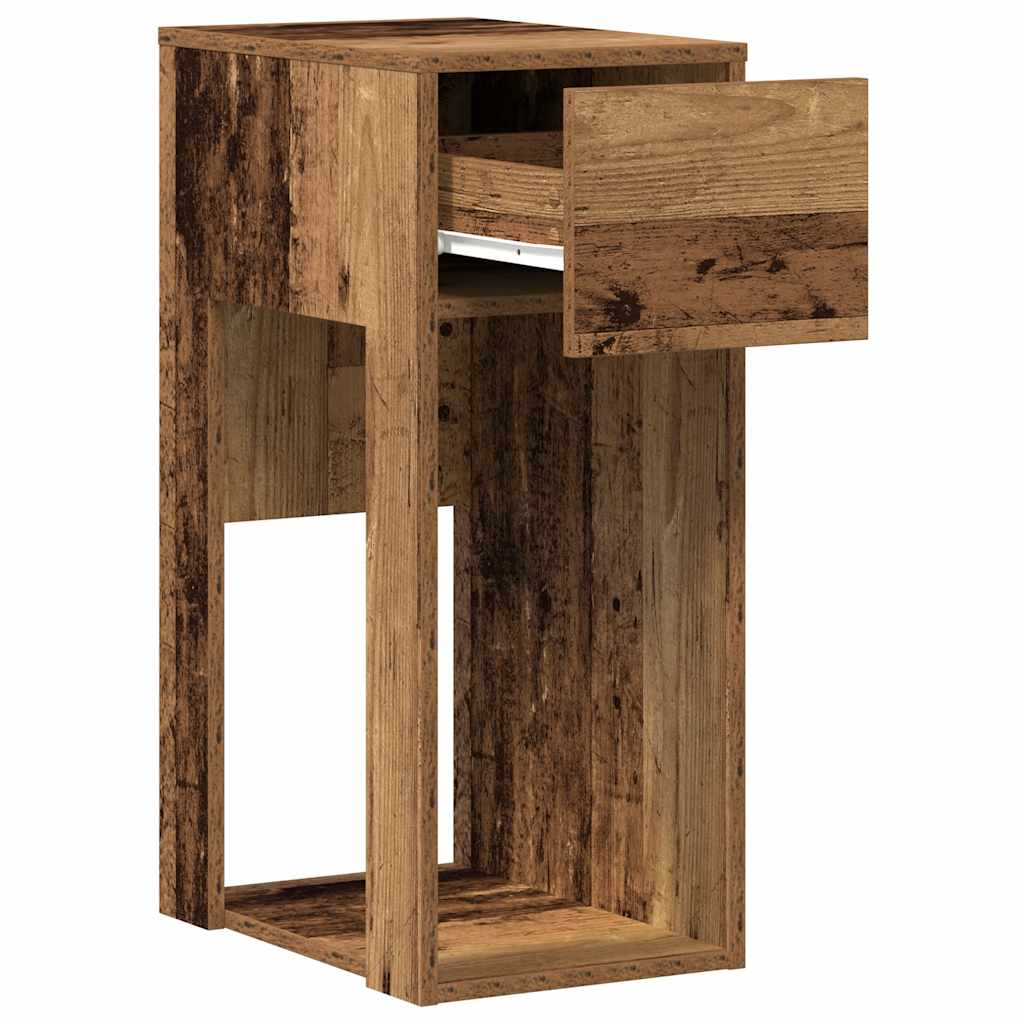 vidaXL Computerschrank mit Schublade Altholz-Optik 30x44x74 cm