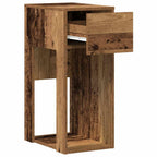 vidaXL Computerschrank mit Schublade Altholz-Optik 30x44x74 cm
