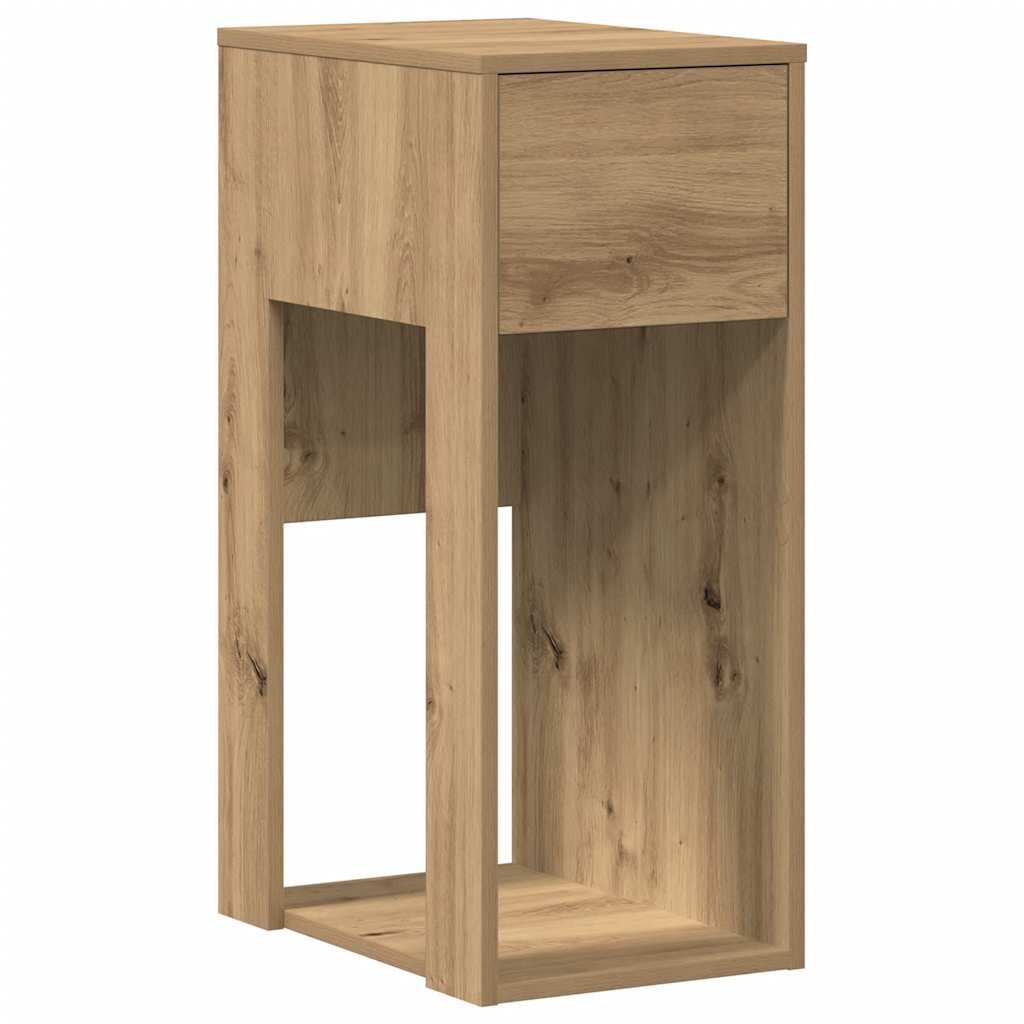 vidaXL Computerschrank mit Schublade Artisan-Eiche 30x44x74 cm