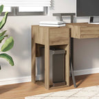 vidaXL Computerschrank mit Schublade Artisan-Eiche 30x44x74 cm