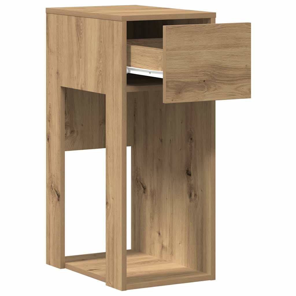 vidaXL Computerschrank mit Schublade Artisan-Eiche 30x44x74 cm