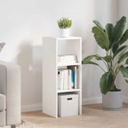 vidaXL Bücherregal Stapelbar Weiß 30x30x80 cm Holzwerkstoff