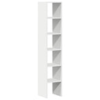 vidaXL Bücherregale 2 Stk. Stapelbar Weiß 30x30x80 cm Holzwerkstoff