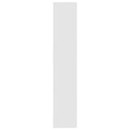 vidaXL Bücherregale 2 Stk. Stapelbar Weiß 30x30x80 cm Holzwerkstoff