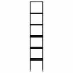 vidaXL Bücherregale 2 Stk. Stapelbar Schwarz Eichen-Optik 30x30x80 cm