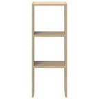 vidaXL Bücherregal Stapelbar Sonoma-Eiche 30x30x80 cm Holzwerkstoff