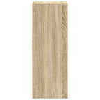 vidaXL Bücherregal Stapelbar Sonoma-Eiche 30x30x80 cm Holzwerkstoff
