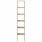vidaXL Bücherregale 2 Stk. Stapelbar Sonoma-Eiche 30x30x80 cm