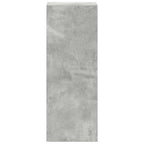 vidaXL Bücherregal Stapelbar Betongrau 30x30x80 cm Holzwerkstoff
