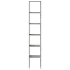 vidaXL Bücherregale 2Stk. Stapelbar Betongrau 30x30x80cm Holzwerkstoff