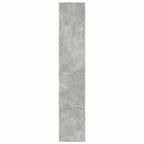 vidaXL Bücherregale 2Stk. Stapelbar Betongrau 30x30x80cm Holzwerkstoff