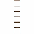 vidaXL Bücherregale 2 Stk. Stapelbar Räuchereiche 30x30x80 cm