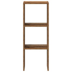 vidaXL Bücherregal Stapelbar Altholz-Optik 30x30x80 cm Holzwerkstoff