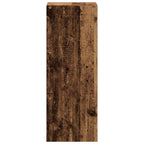 vidaXL Bücherregal Stapelbar Altholz-Optik 30x30x80 cm Holzwerkstoff