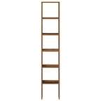 vidaXL Bücherregale 2 Stk. Stapelbar Altholz-Optik 30x30x80 cm