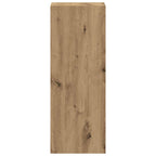 vidaXL Bücherregal Stapelbar Artisan-Eiche 30x30x80 cm Holzwerkstoff