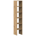 vidaXL Bücherregale 2 Stk. Stapelbar Artisan-Eiche 30x30x80 cm