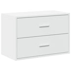 vidaXL Schrank mit 2 Schubladen Weiß 60x31x40 cm Holzwerkstoff