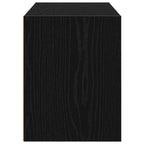vidaXL Schrank mit 2 Schubladen Schwarz Eichen-Optik 60x31x40 cm