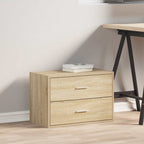vidaXL Schrank mit 2 Schubladen Sonoma-Eiche 60x31x40cm Holzwerkstoff
