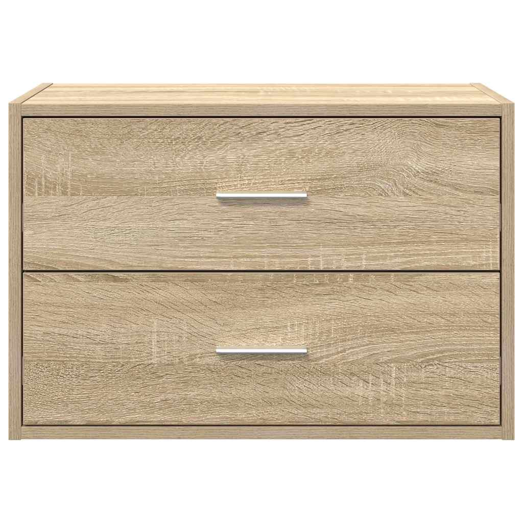 vidaXL Schrank mit 2 Schubladen Sonoma-Eiche 60x31x40cm Holzwerkstoff