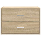 vidaXL Schrank mit 2 Schubladen Sonoma-Eiche 60x31x40cm Holzwerkstoff