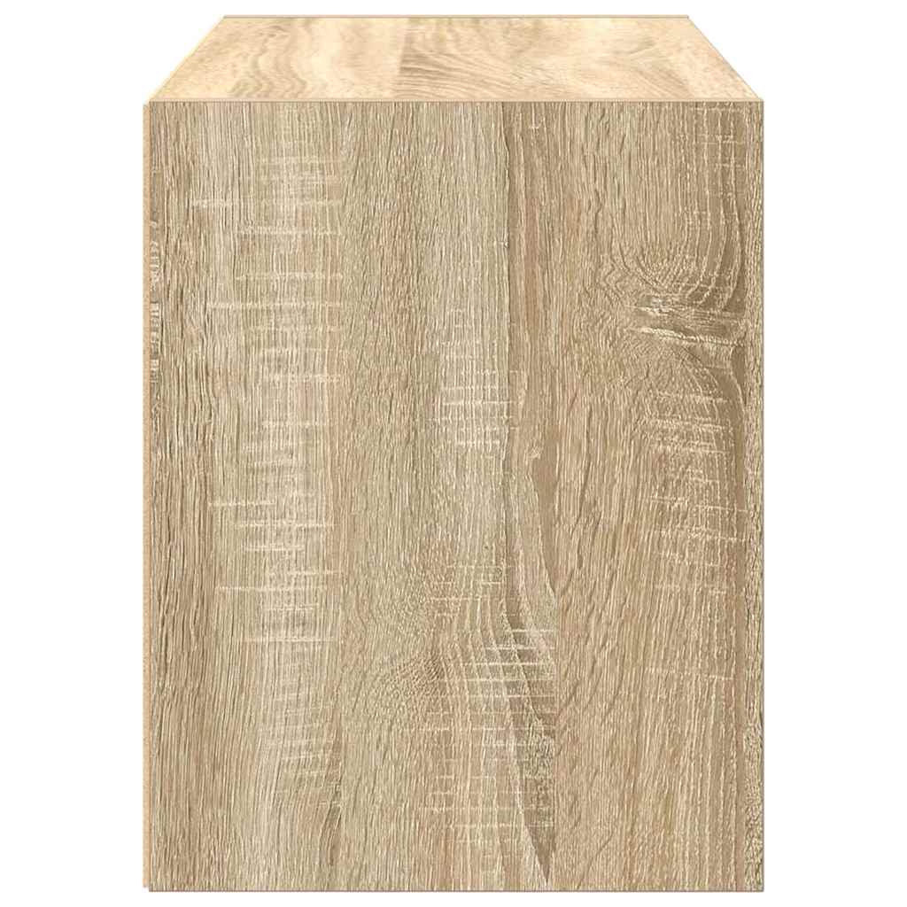 vidaXL Schrank mit 2 Schubladen Sonoma-Eiche 60x31x40cm Holzwerkstoff