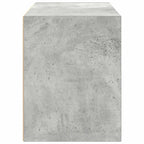 vidaXL Schrank mit 2 Schubladen Betongrau 60x31x40 cm Holzwerkstoff