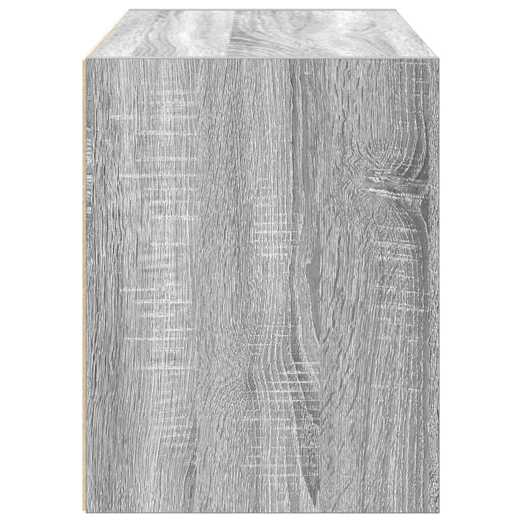 vidaXL Schrank mit 2 Schubladen Grau Sonoma 60x31x40 cm Holzwerkstoff
