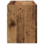 vidaXL Schrank mit 2 Schubladen Altholz-Optik 60x31x40cm Holzwerkstoff