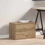 vidaXL Schrank mit 2 Schubladen Artisan-Eiche 60x31x40cm Holzwerkstoff