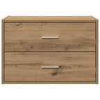 vidaXL Schrank mit 2 Schubladen Artisan-Eiche 60x31x40cm Holzwerkstoff