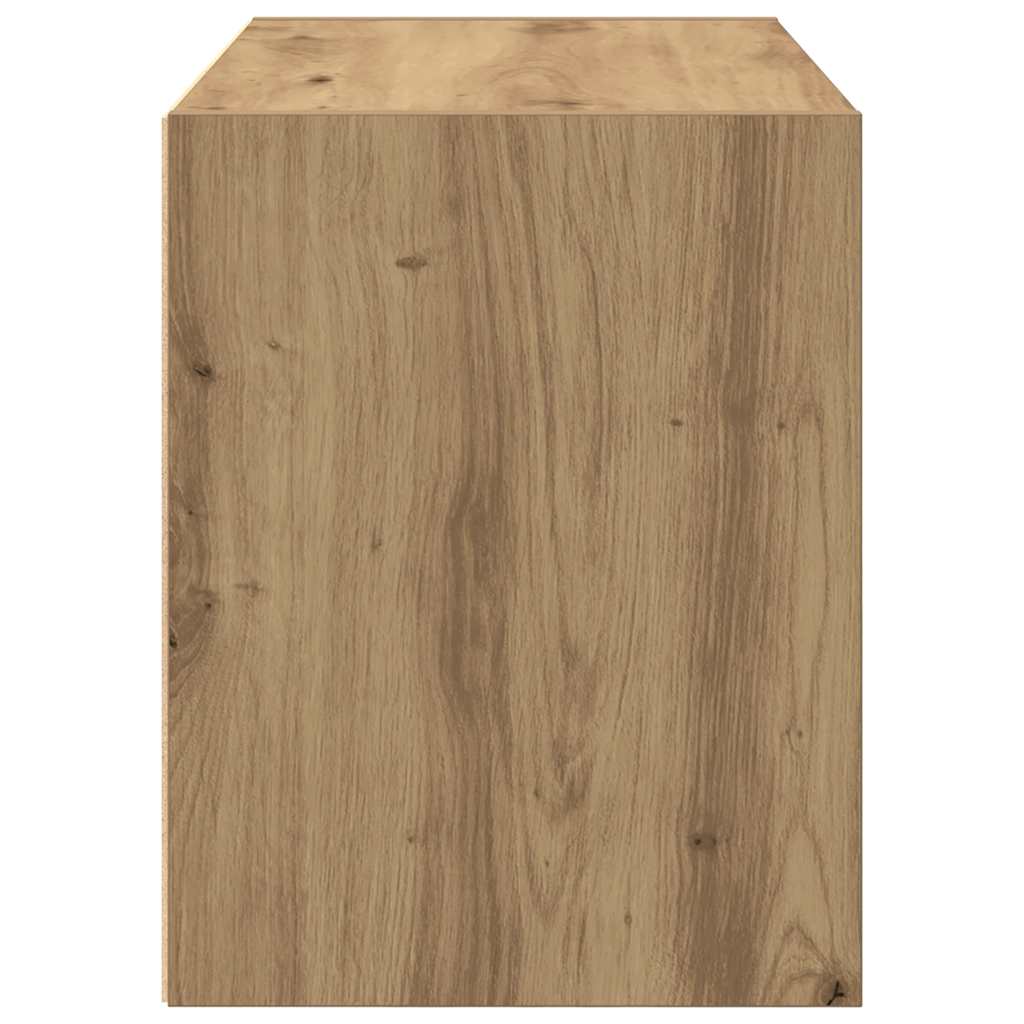 vidaXL Schrank mit 2 Schubladen Artisan-Eiche 60x31x40cm Holzwerkstoff