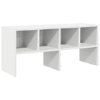 vidaXL Schuhregal Stapelbar Weiß 89,5x30x40 cm