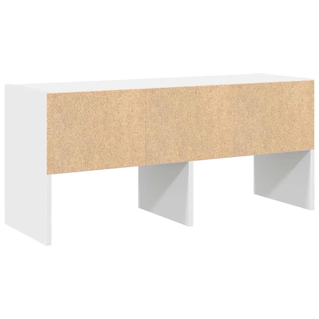 vidaXL Schuhregal Stapelbar Weiß 89,5x30x40 cm
